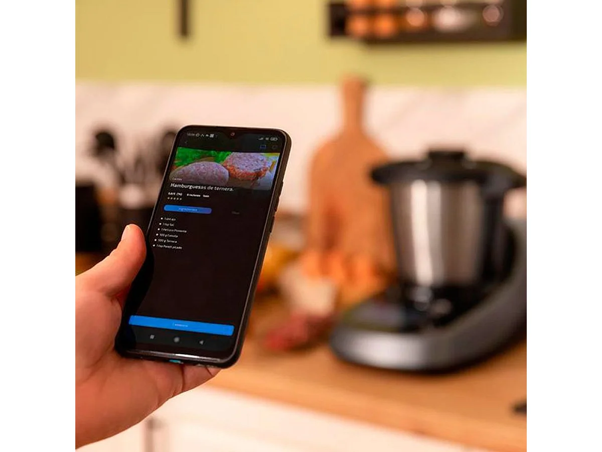 Robot de cocina Cecotec Mambo Touch 1600W 3,3L 37 funciones App inox