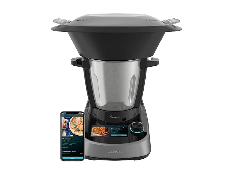 Robot de cocina Cecotec Mambo Touch 1600W 3,3L 37 funciones App inox