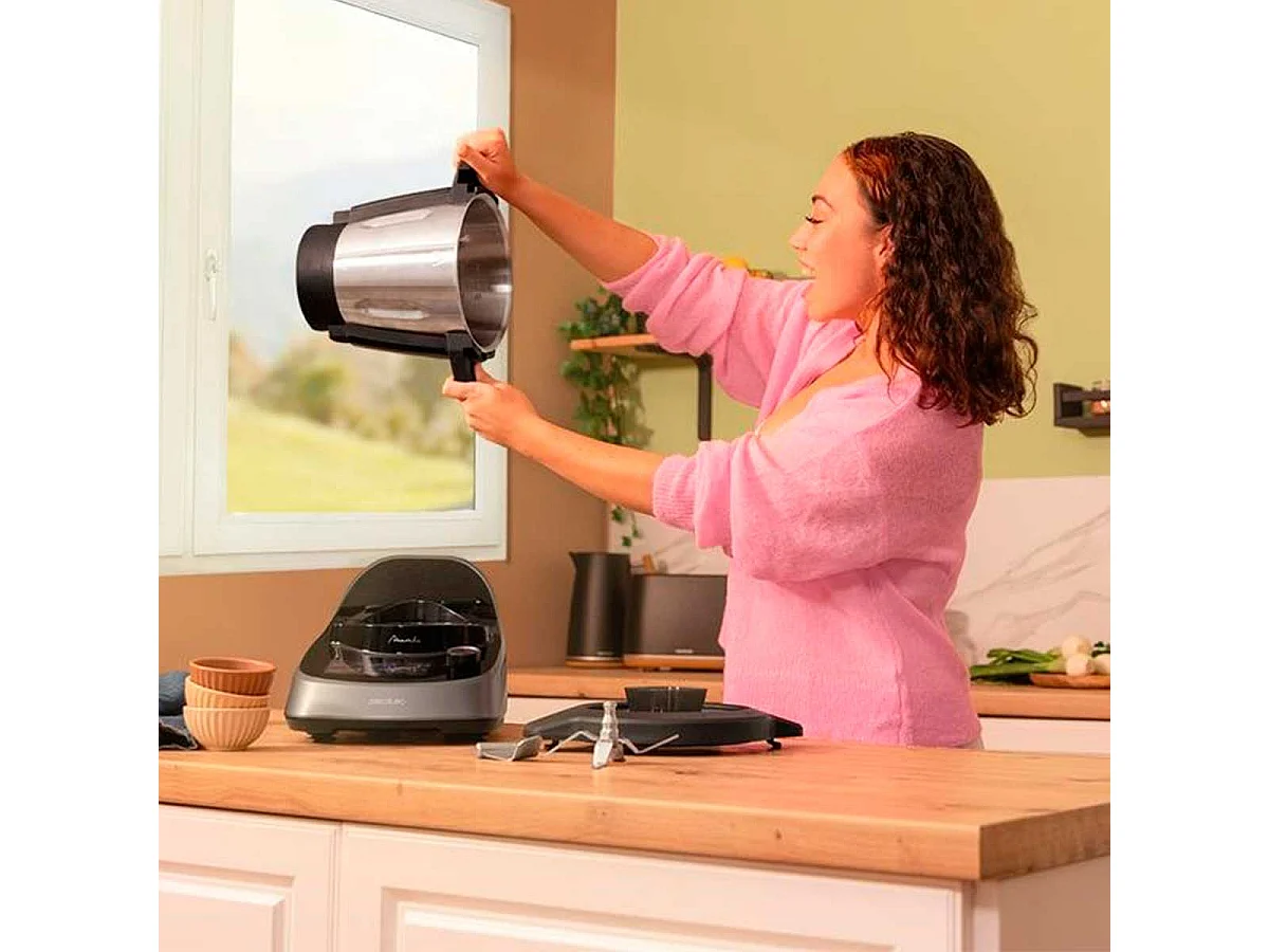 Cecotec Mambo Touch con Jarra Habana 1600 W 3,3 L Noir, Acier inoxydable