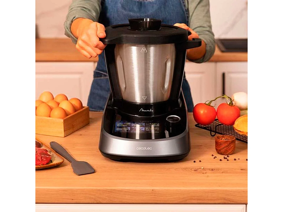 Cecotec Mambo Touch con Jarra Habana 1600 W 3,3 L Noir, Acier inoxydable