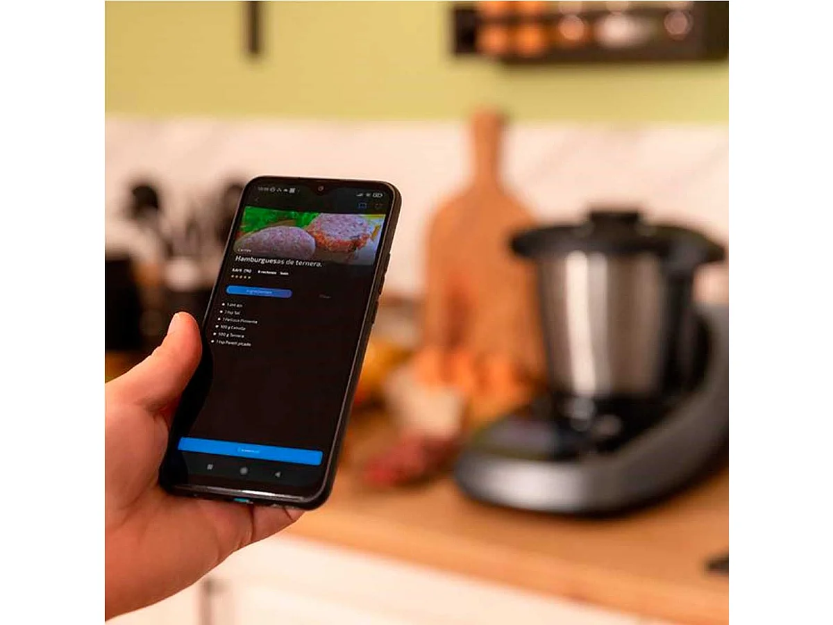 Robot de cocina Cecotec Mambo Touch Wifi + App + accesorios inox