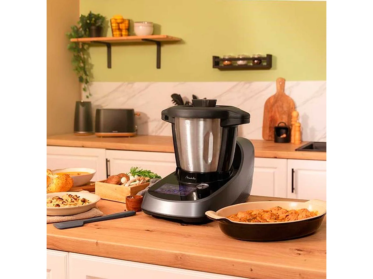 Robot de cocina Cecotec Mambo Touch Wifi + App + accesorios inox