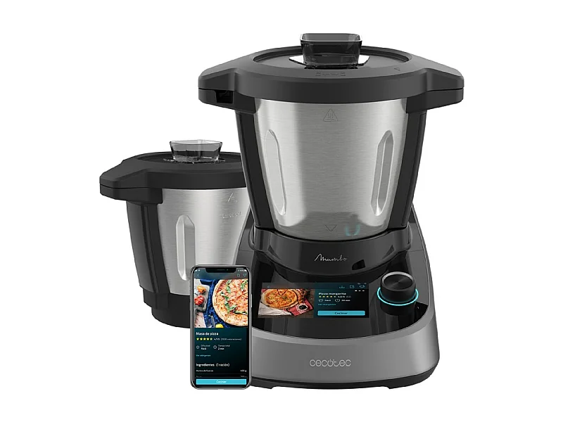 Robot de cocina Cecotec Mambo Touch Wifi + App + accesorios inox