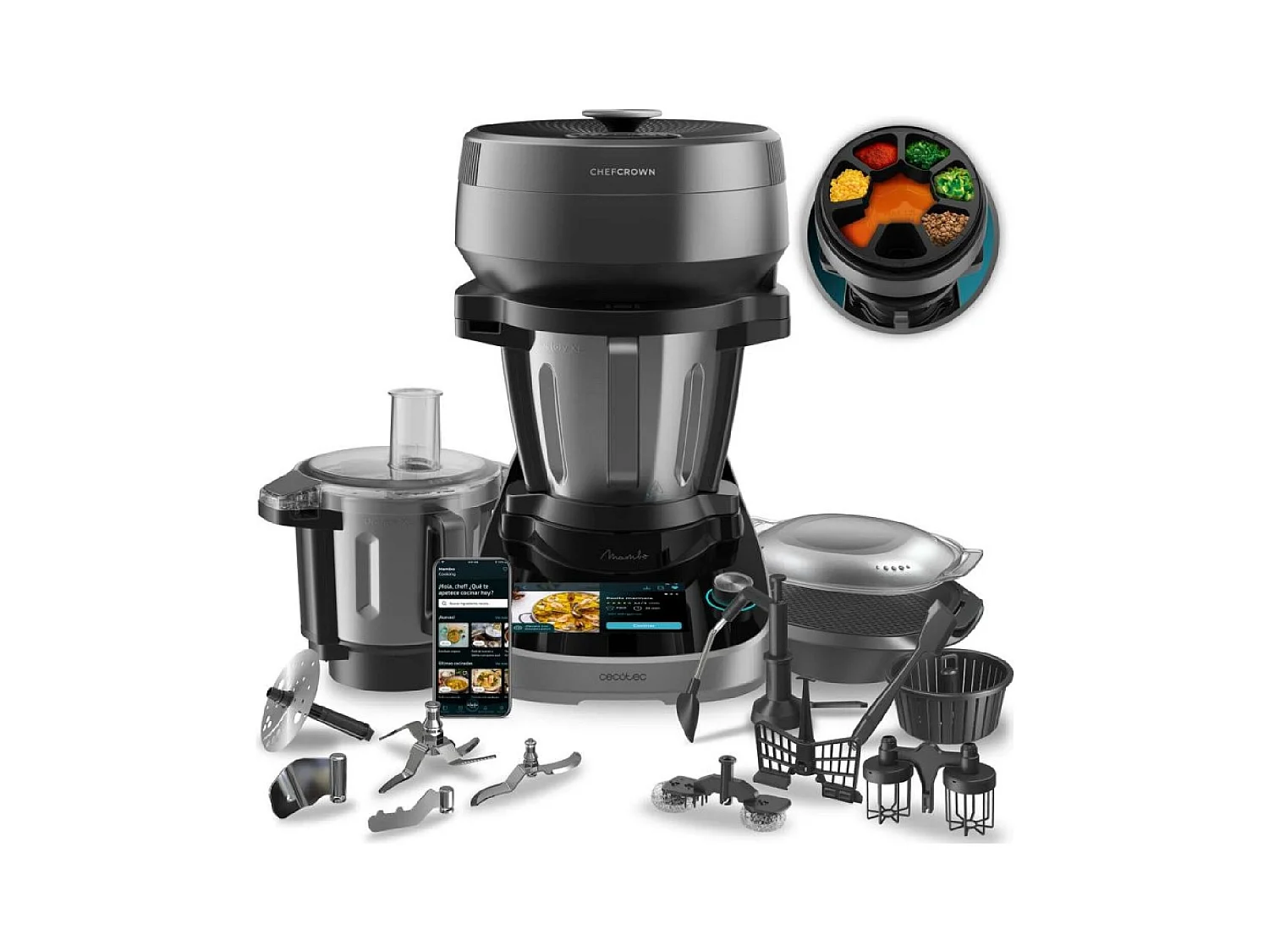 Robot da cucina multifunzione Mambo CooKing Total Gourmet Cecotec