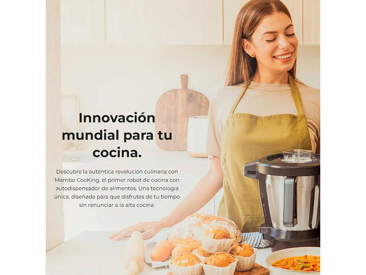 Cecotec Robô de cozinha multifunções com distribuidor de alimentos.