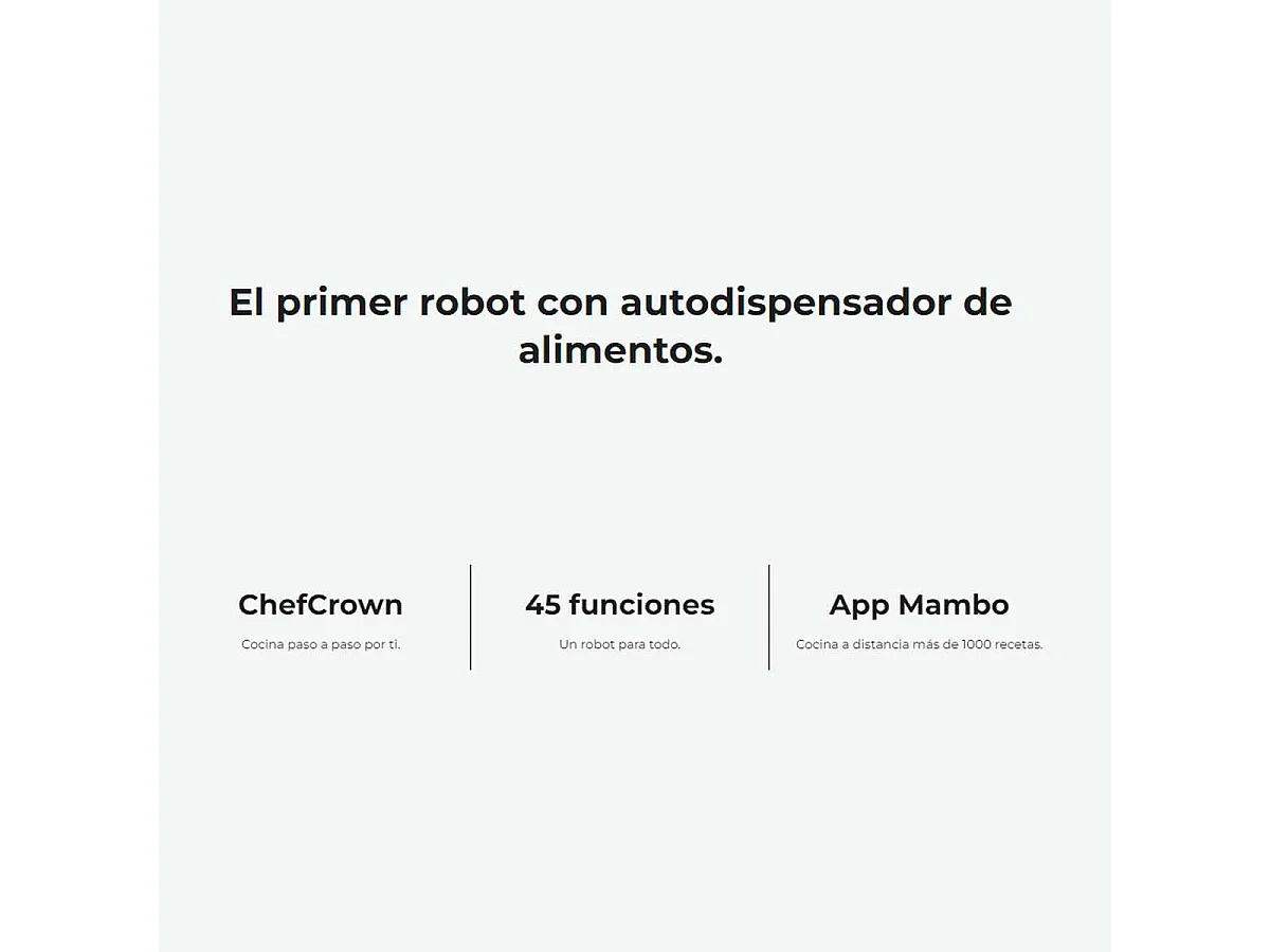 Robot da cucina multifunzione Mambo CooKing Total Gourmet Cecotec