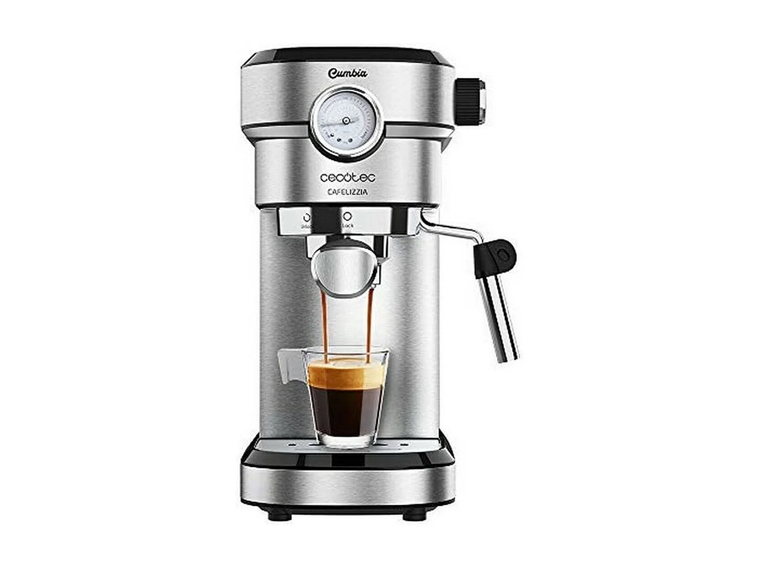 Cafetera Cecotec Espresso Cafelizzia 790 Steel Pro 1350W inox
