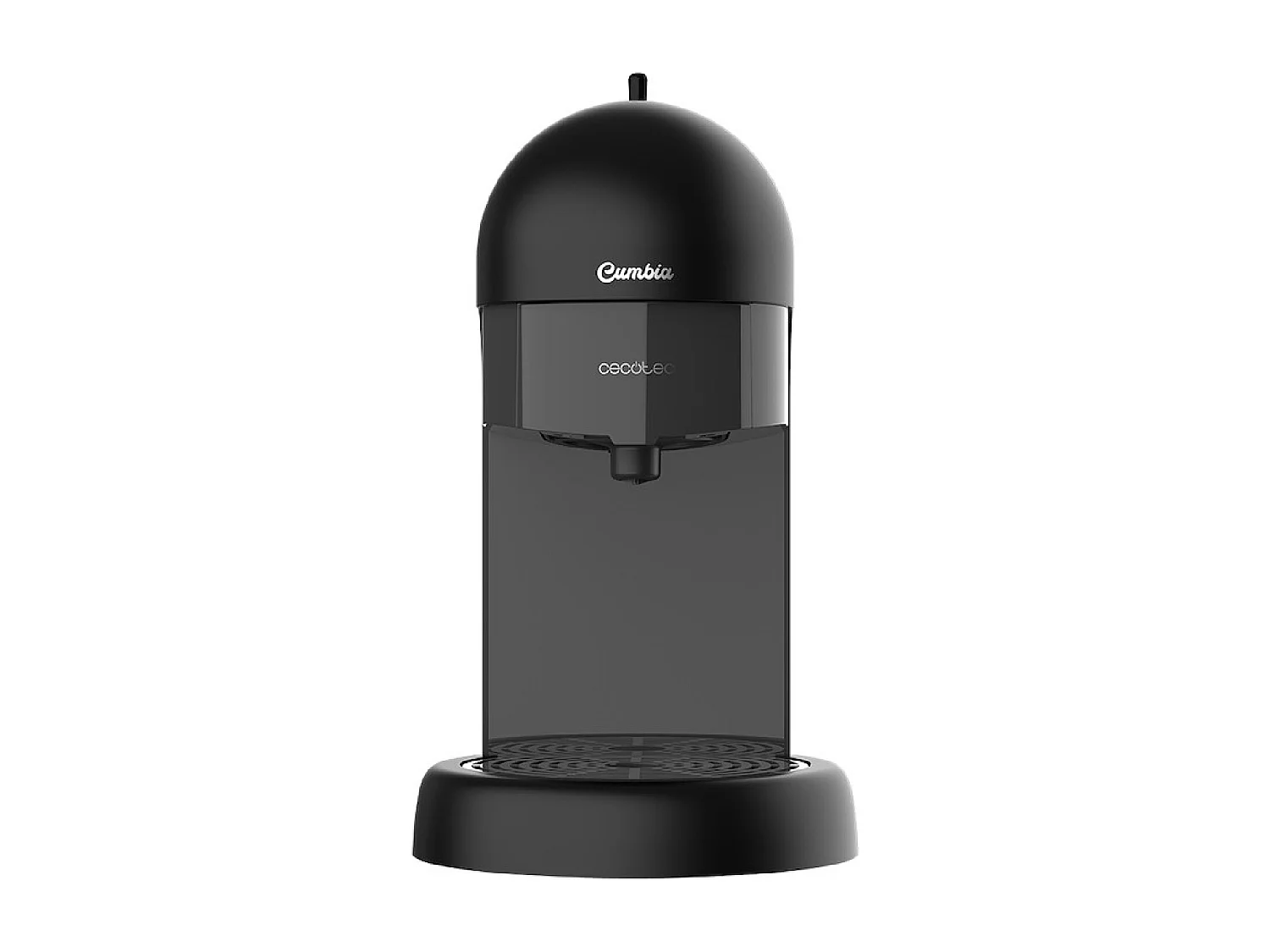 Cafetera express Cumbia Capricciosa Black. 19 Bares de presión, Apta para café molido y cápsulas monodosis ESE, Depósito agua 600 ml, Filtro apto lavavajillas