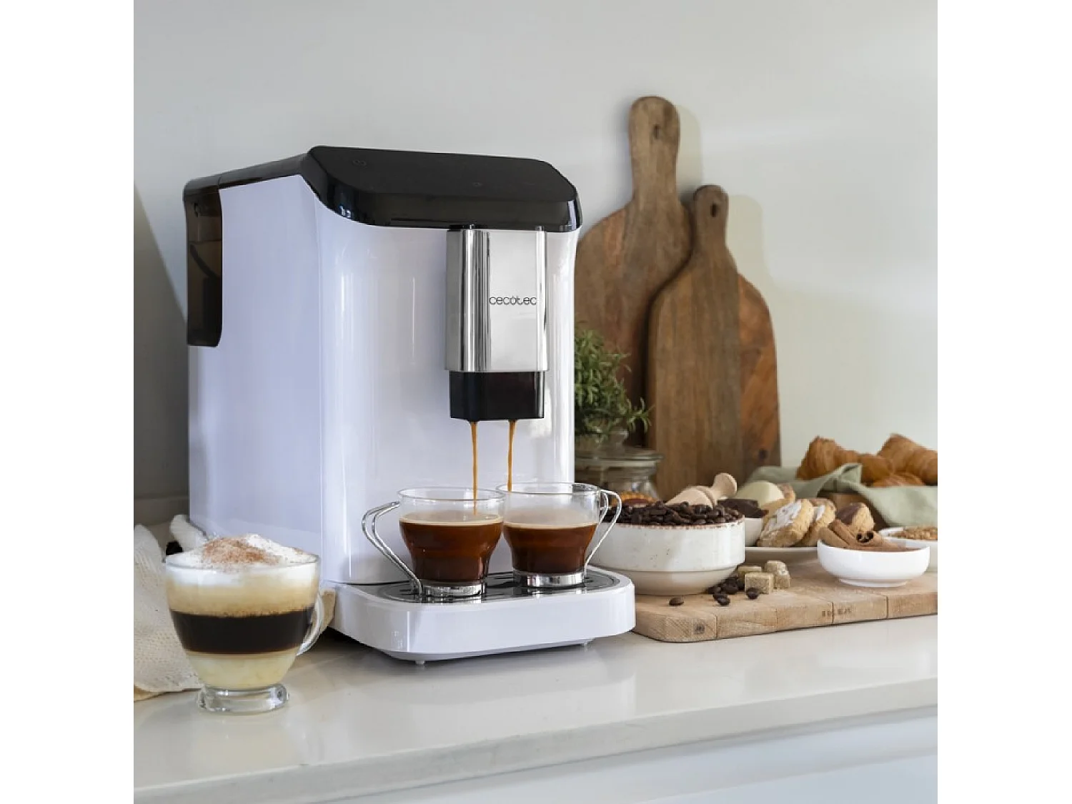 Macchina da caffè Superautomatica Cremmaet Macchia White Cecotec