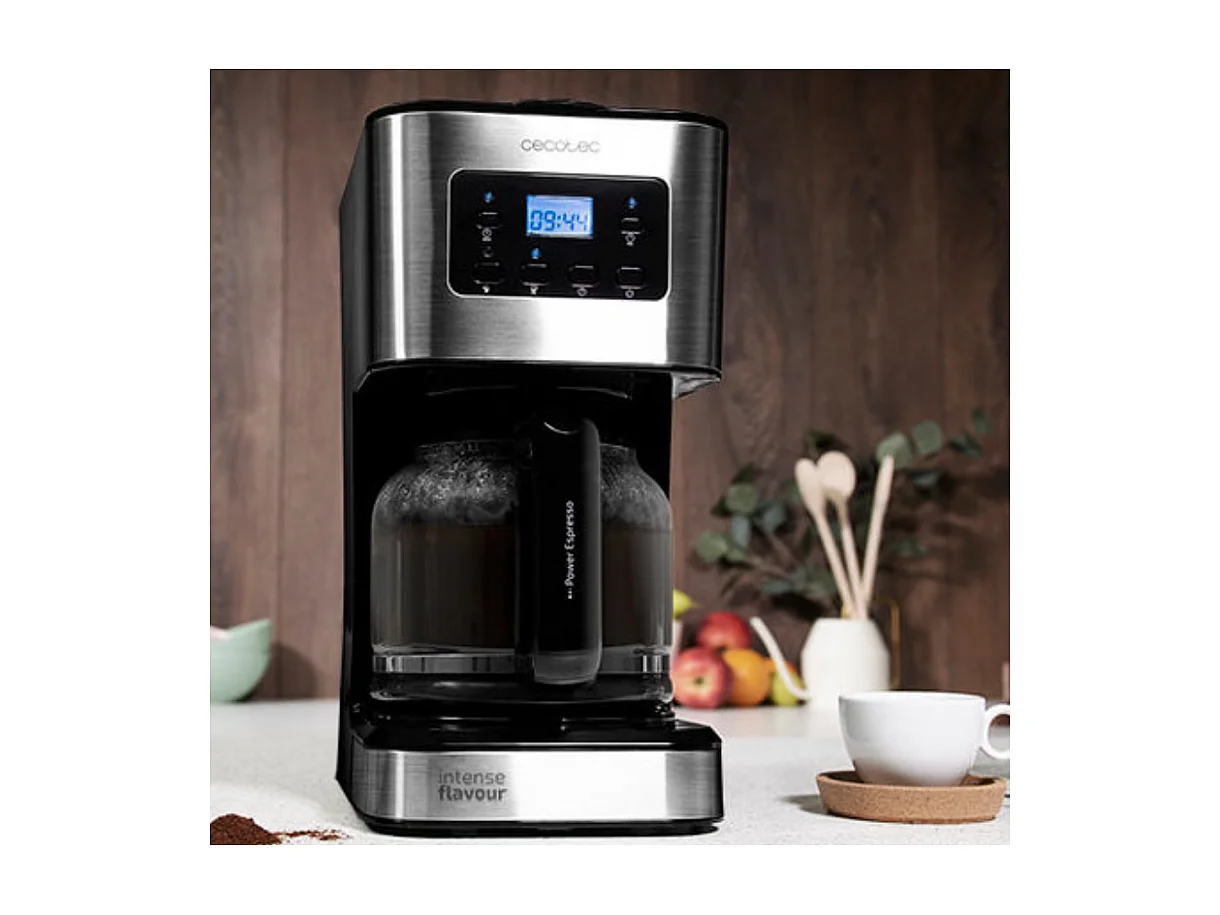Cafetera de goteo Coffee 66 Smart Cecotec 950W 1,5L programable inox 32x17x23 cm