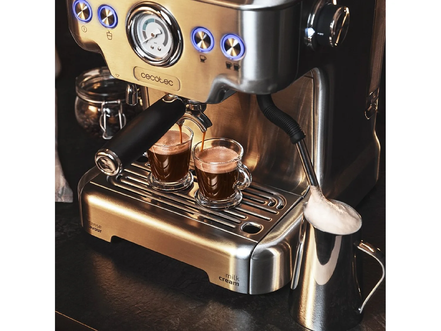 Cafetera express Cecotec Power Espresso 20 Barista Pro 2900W 20 bares inox