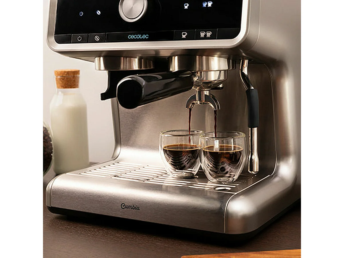 Cecotec Máquina de café expresso com depósito de café e 20 bares.