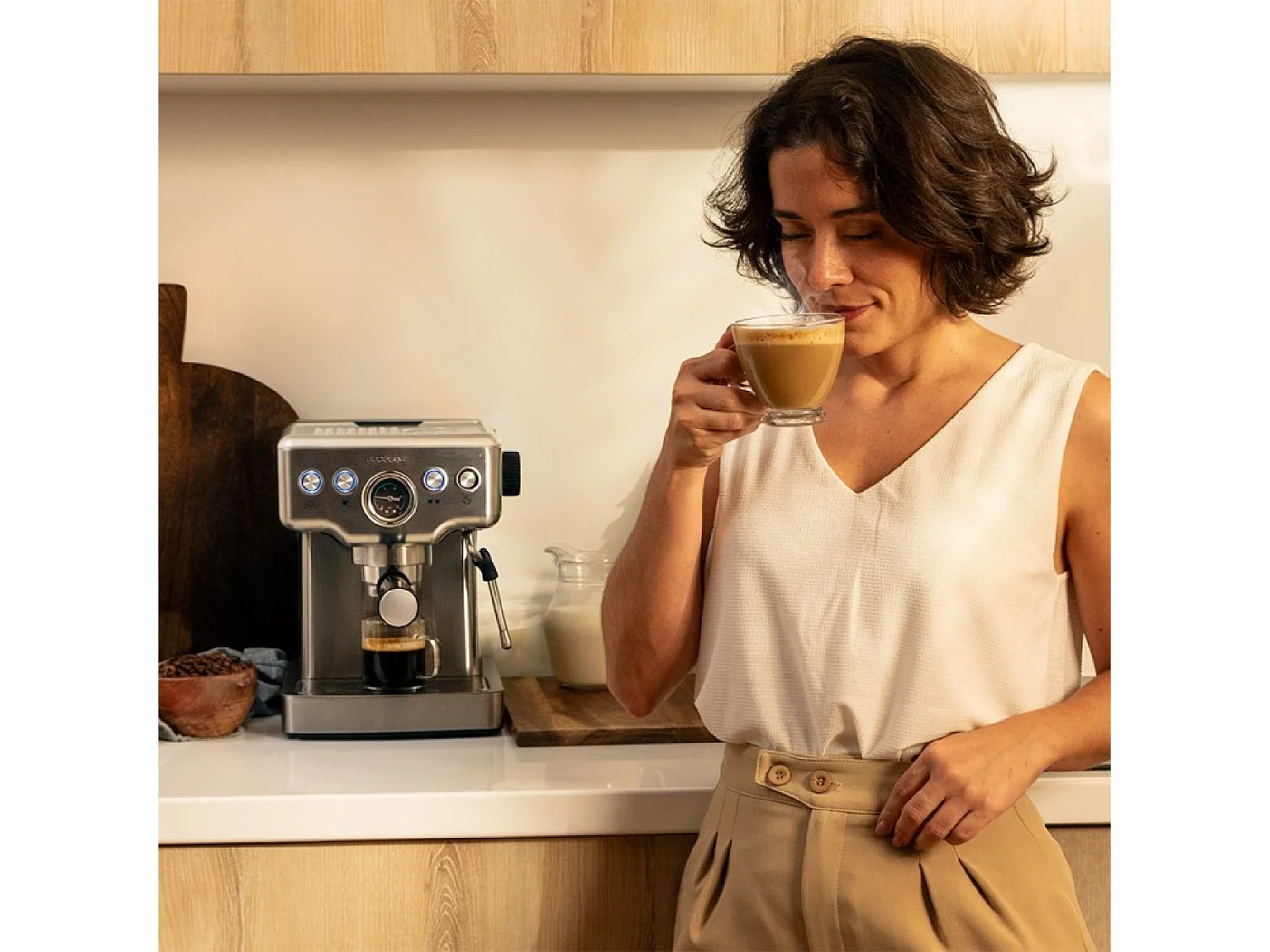 Cecotec Machine à café express Power Espresso 20 Barista Mini