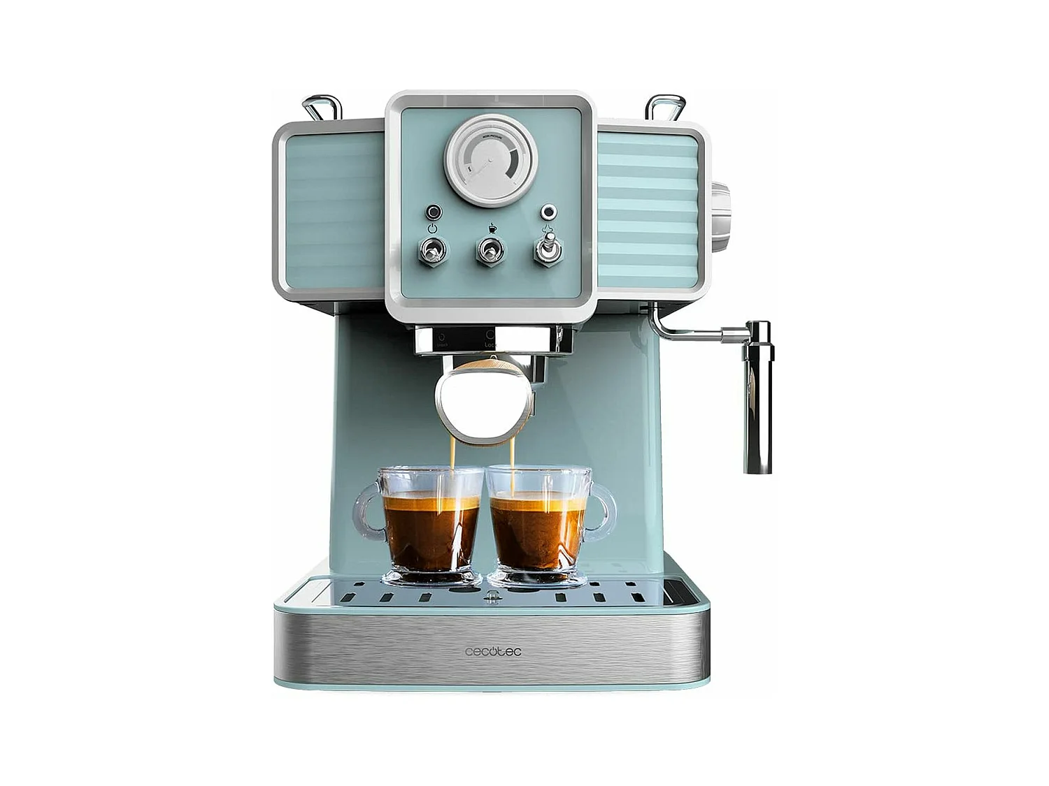 Cafetera Cecotec Power Espresso 20 Tradizionale Light 1350W 20 bar 1,5L azul