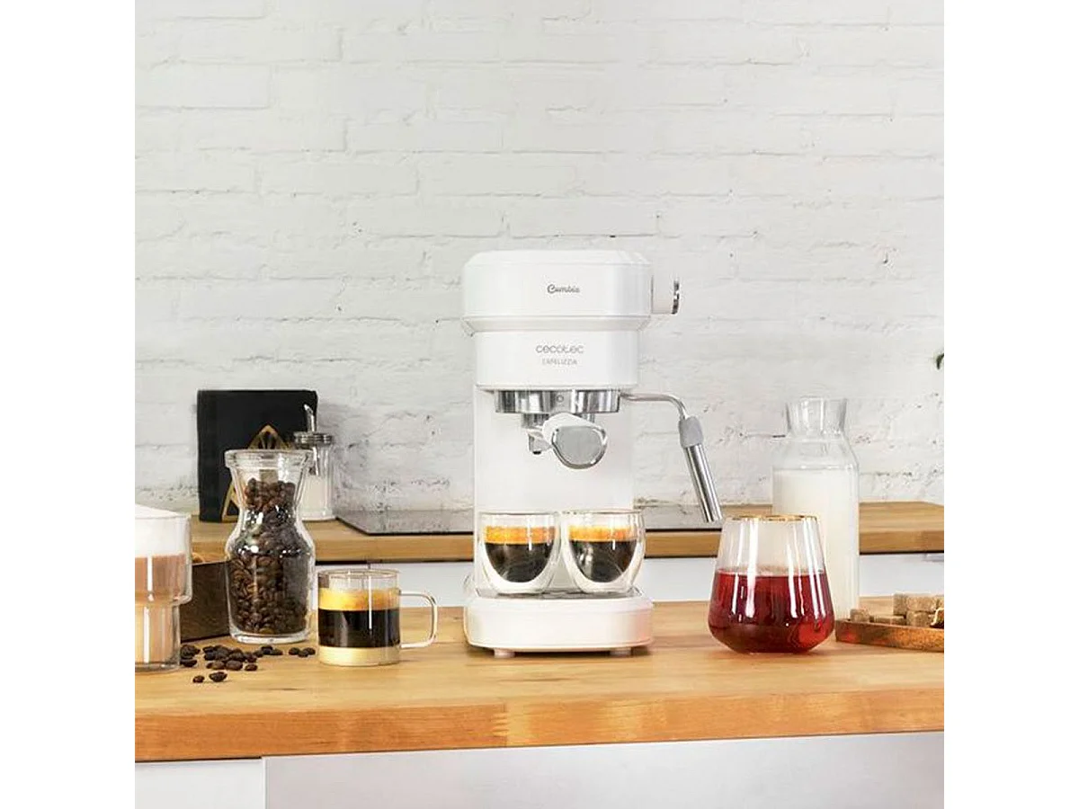 Cecotec Máquina de café expresso com 20 bares, ThermoBlock e vaporizador.