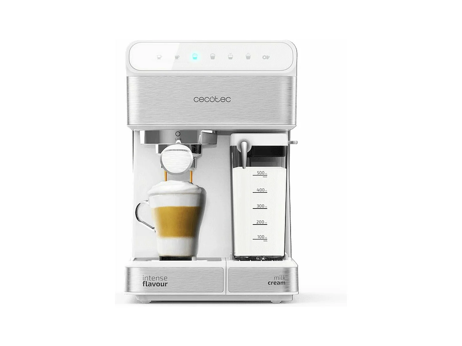 Macchina del caffè Semiautomatica Power Instant-ccino 20 Touch Serie Bianca Cecotec