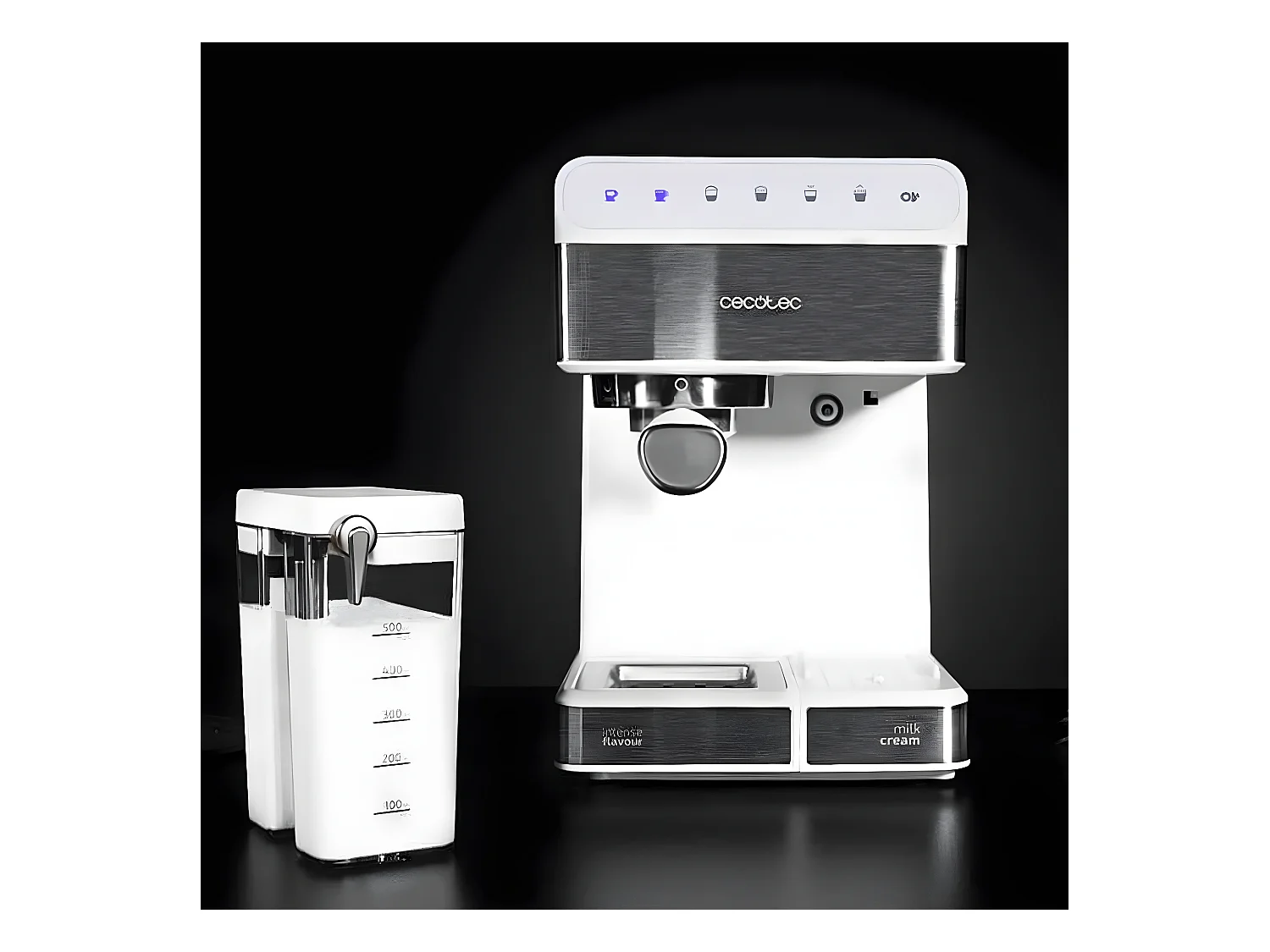 Macchina del caffè Semiautomatica Power Instant-ccino 20 Touch Serie Bianca Cecotec