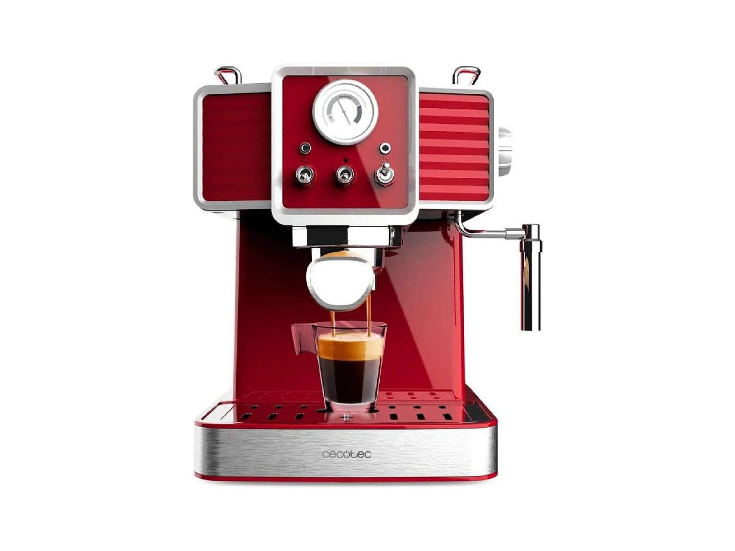 Macchina per Espresso Power Espresso 20 Tradizionale Light Red Cecotec