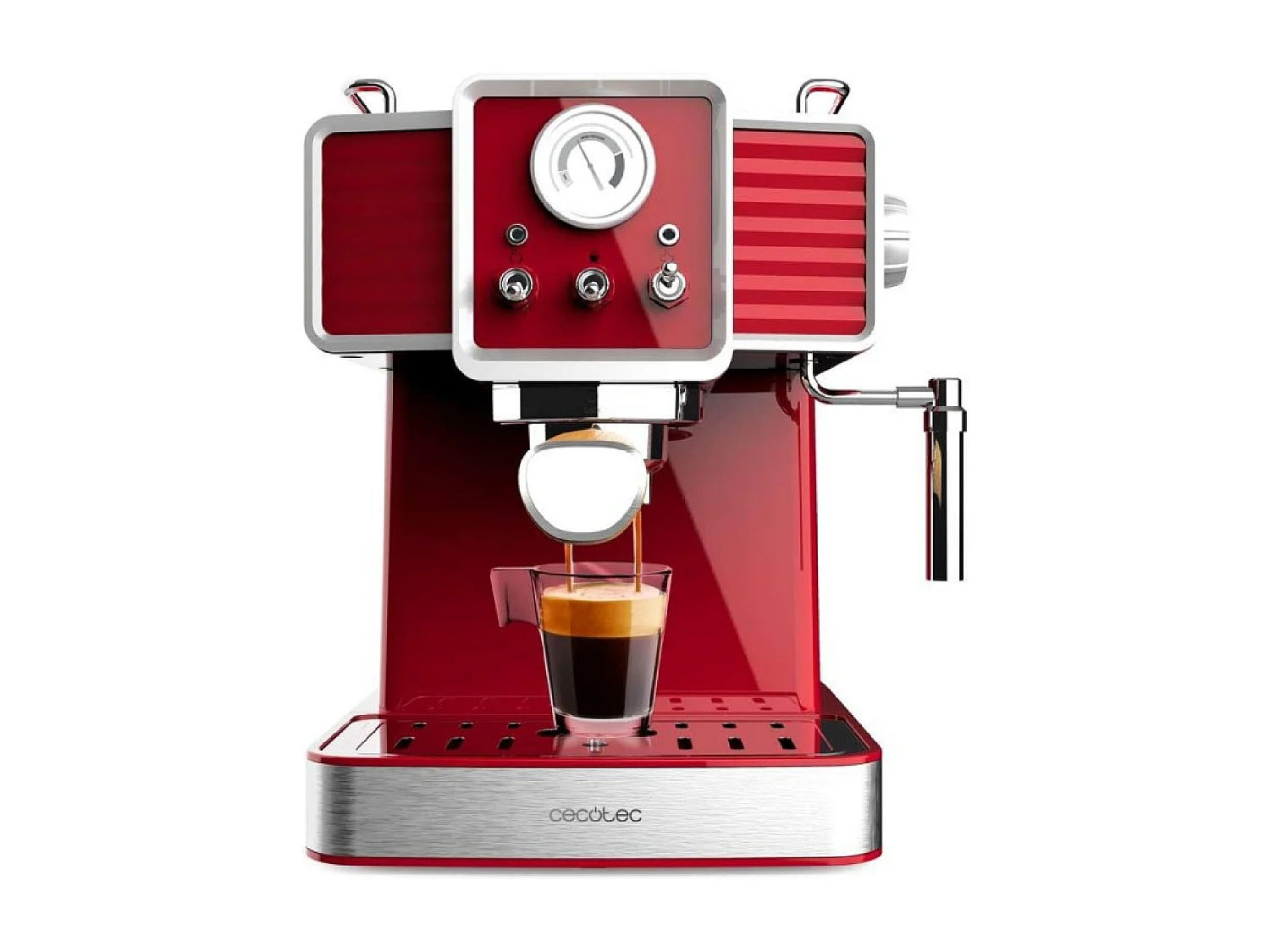 Cafetière Express Power Espresso 20 Tradizionale Light Red Cecotec