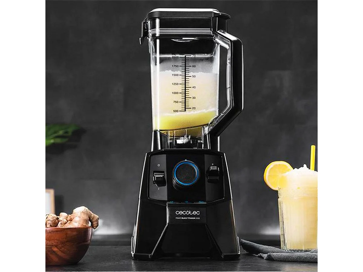 Frullatore a caraffa Power Black Titanium 2000 Pro Cecotec