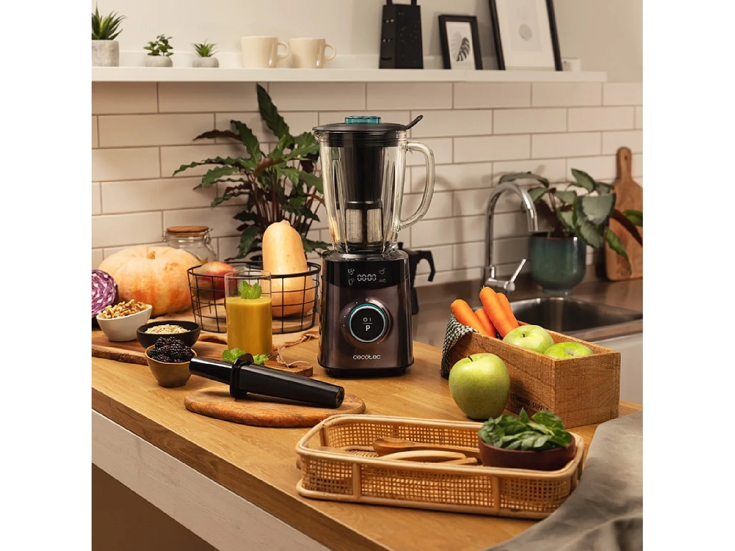 Frullatore a caraffa Power Black Titanium 1800 Advance Cecotec