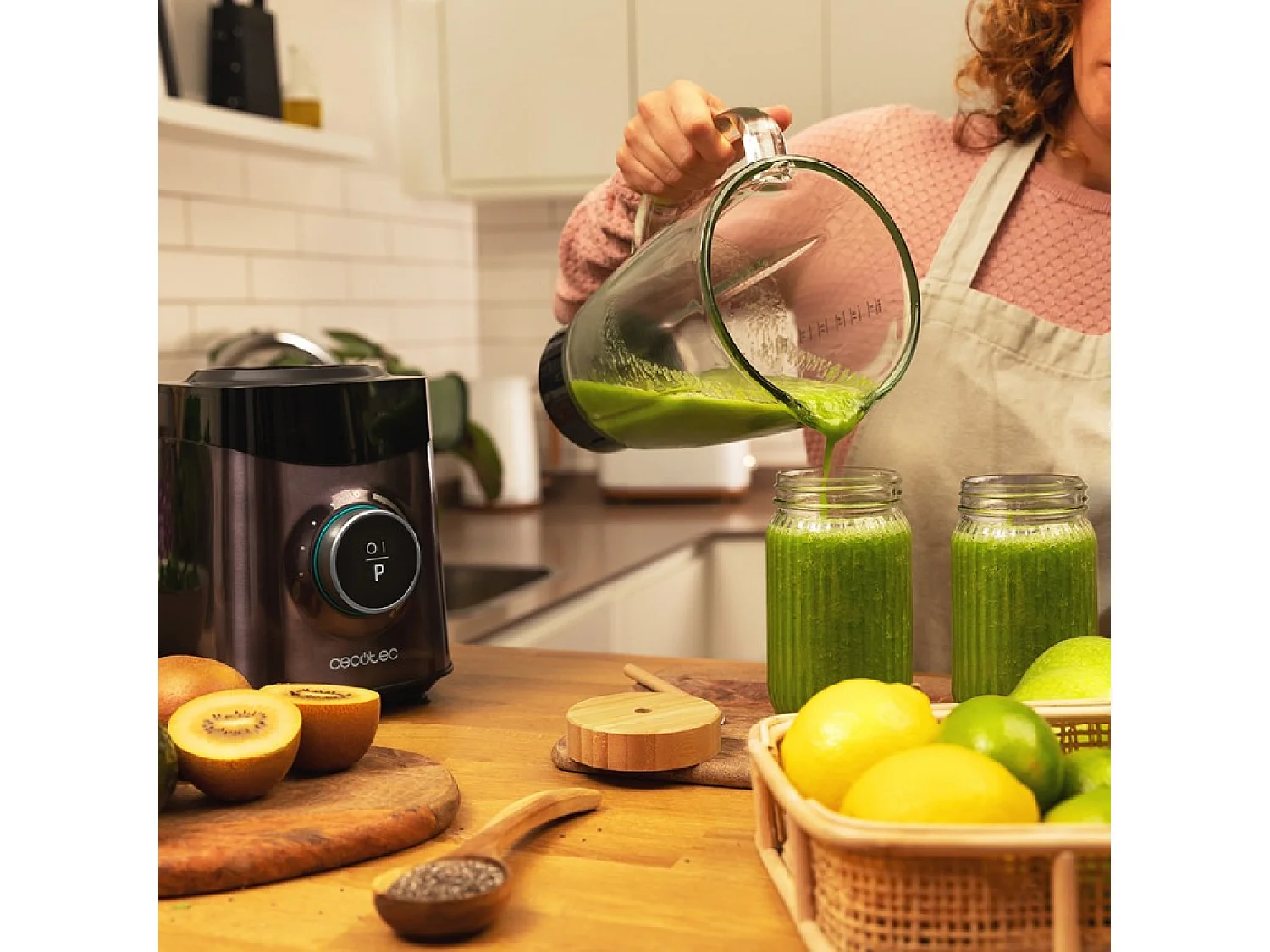 Frullatore a caraffa Power Black Titanium 1800 Advance Cecotec