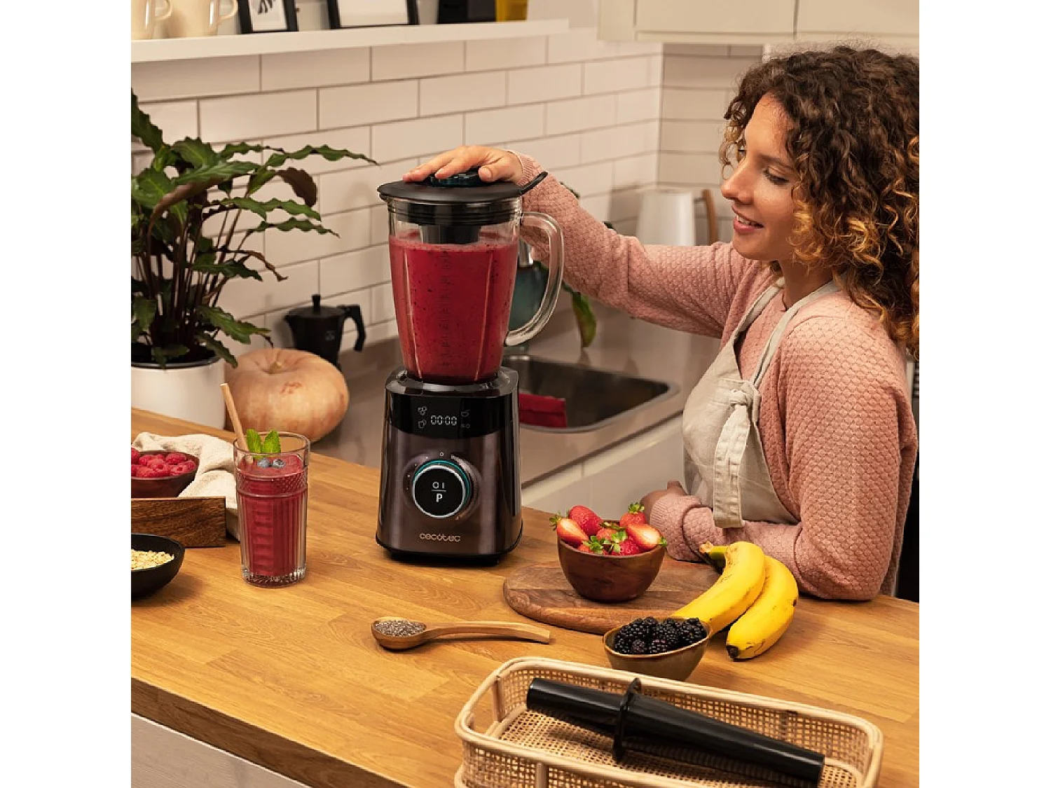 Frullatore a caraffa Power Black Titanium 1800 Advance Cecotec