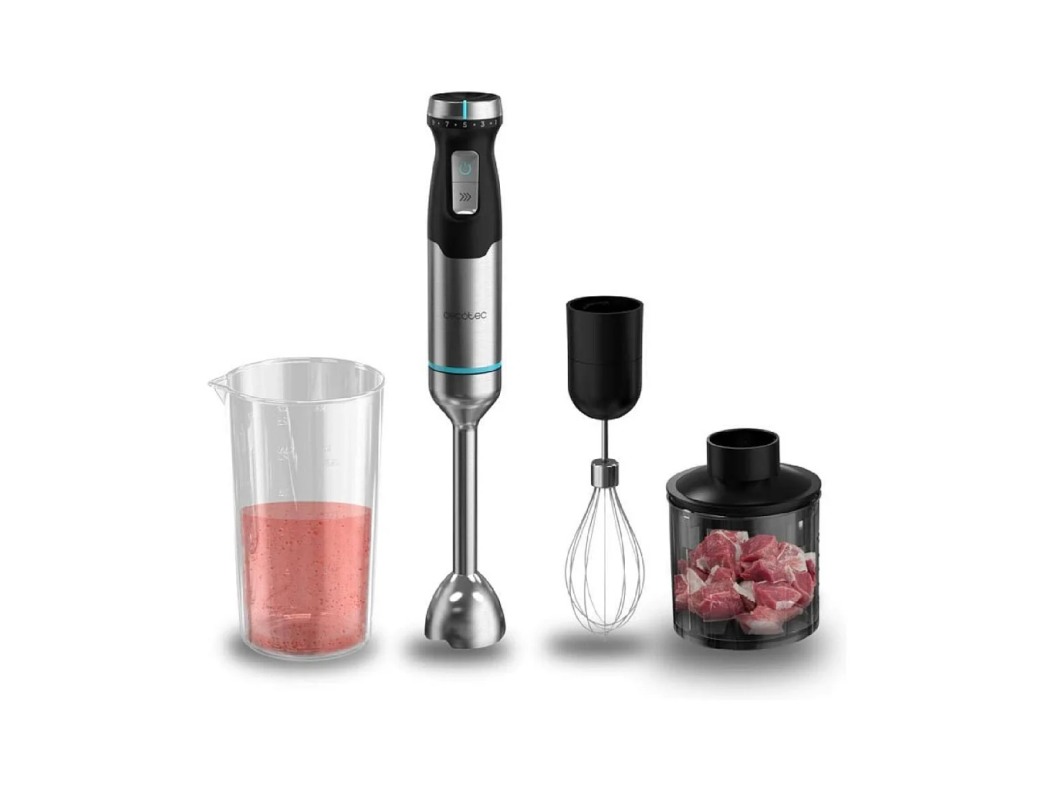 Cecotec Mixeur plongeant Power Pulsar 2300MAX Cream&Crrush