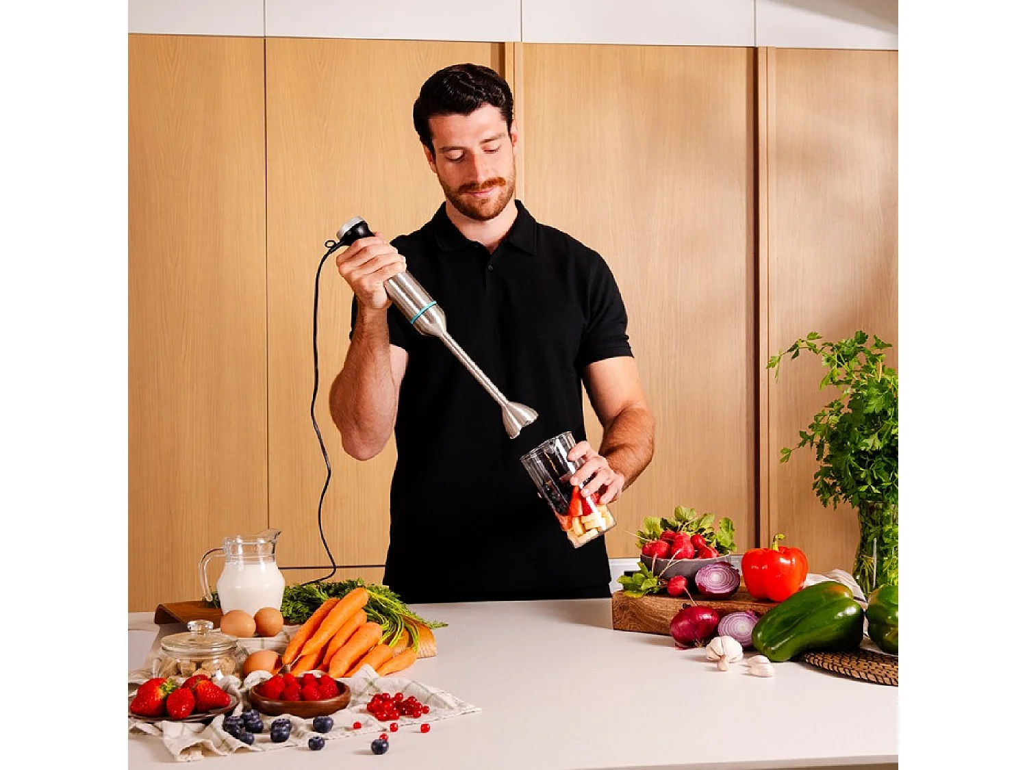 Cecotec Mixeur plongeant Power Pulsar 2300MAX Cream&Crrush