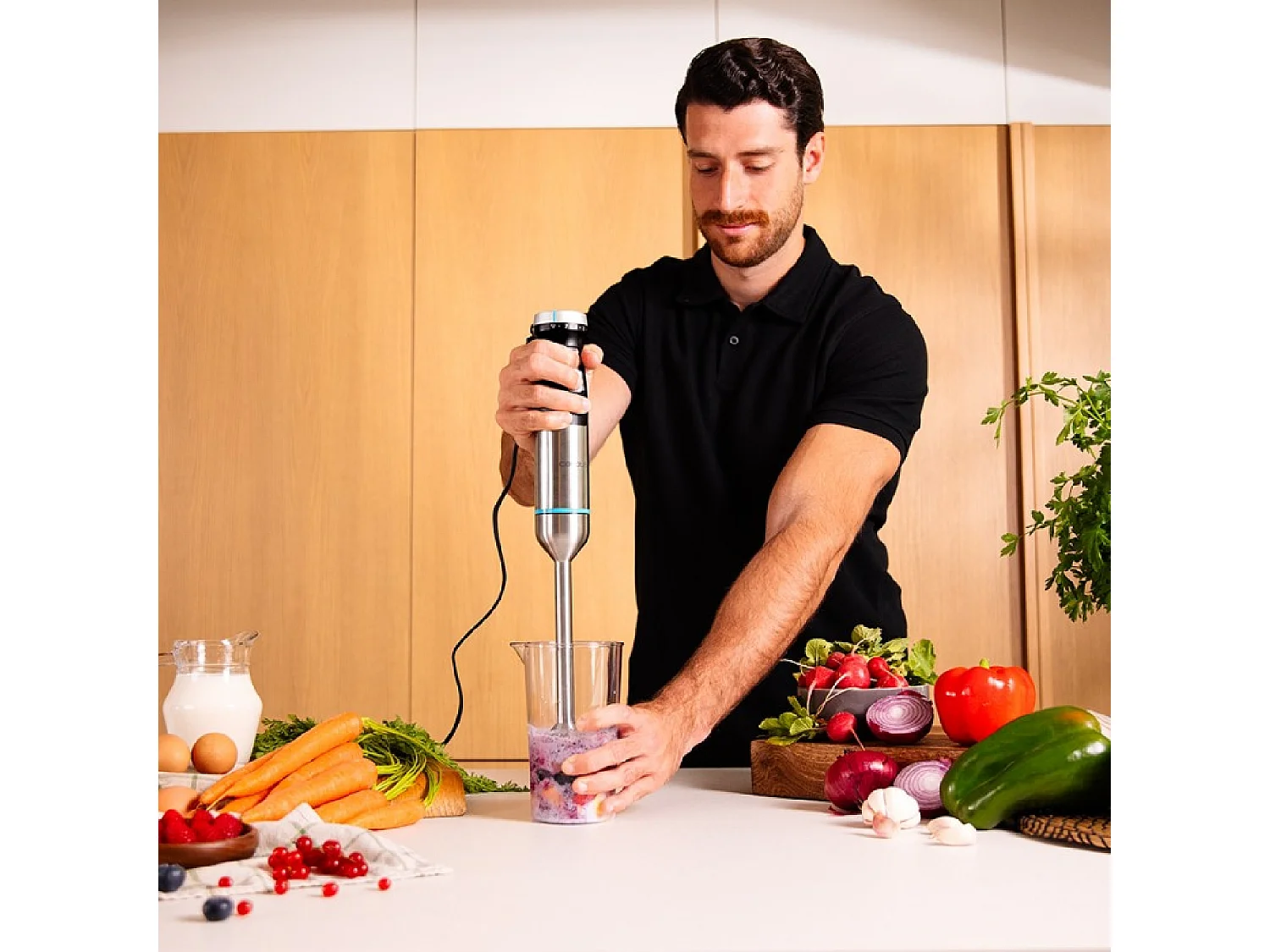 Cecotec Mixeur plongeant Power Pulsar 2300MAX Cream&Crrush