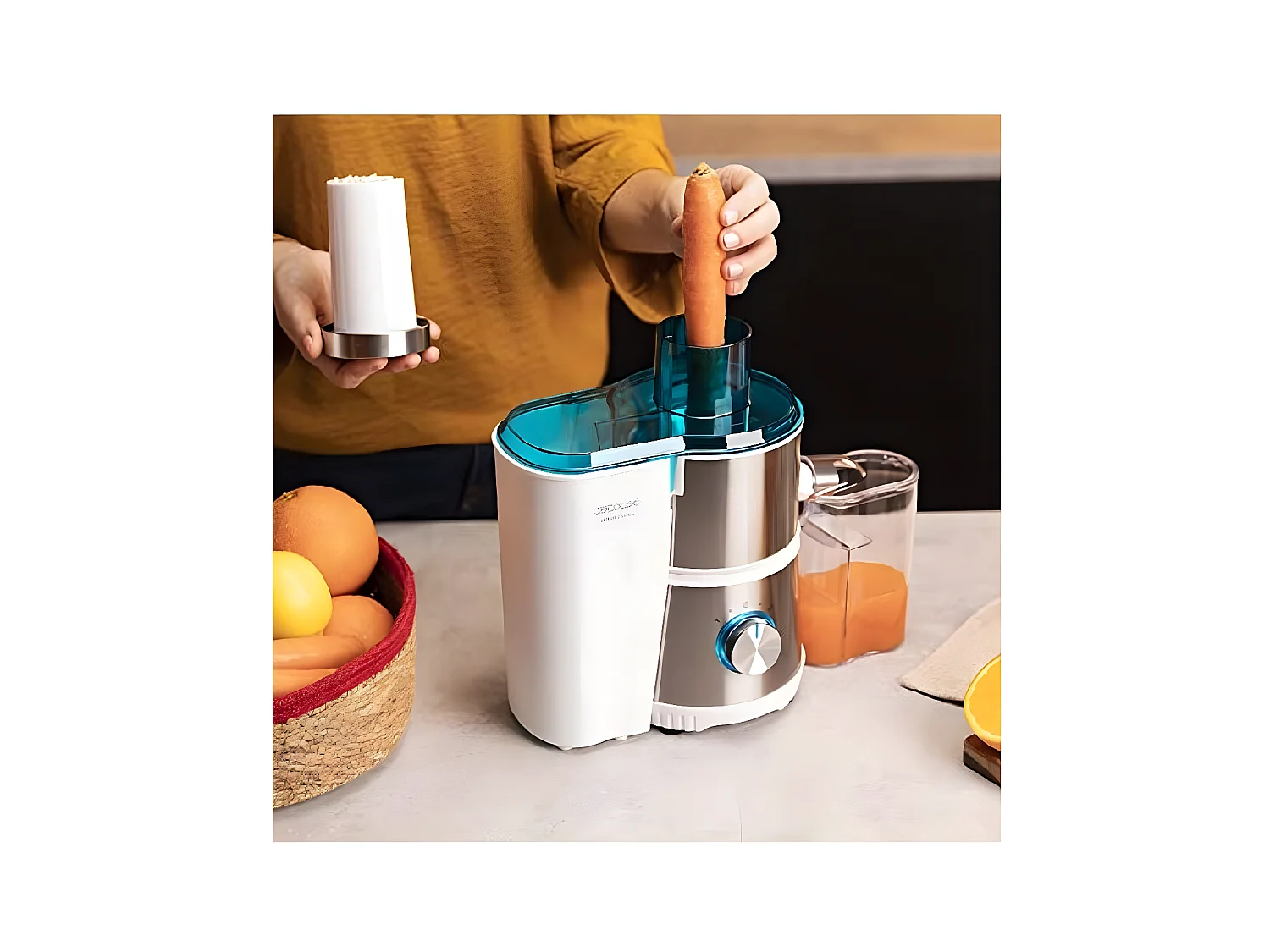 Estrattori orbitali Juice&Fresh 400 Titan White Cecotec