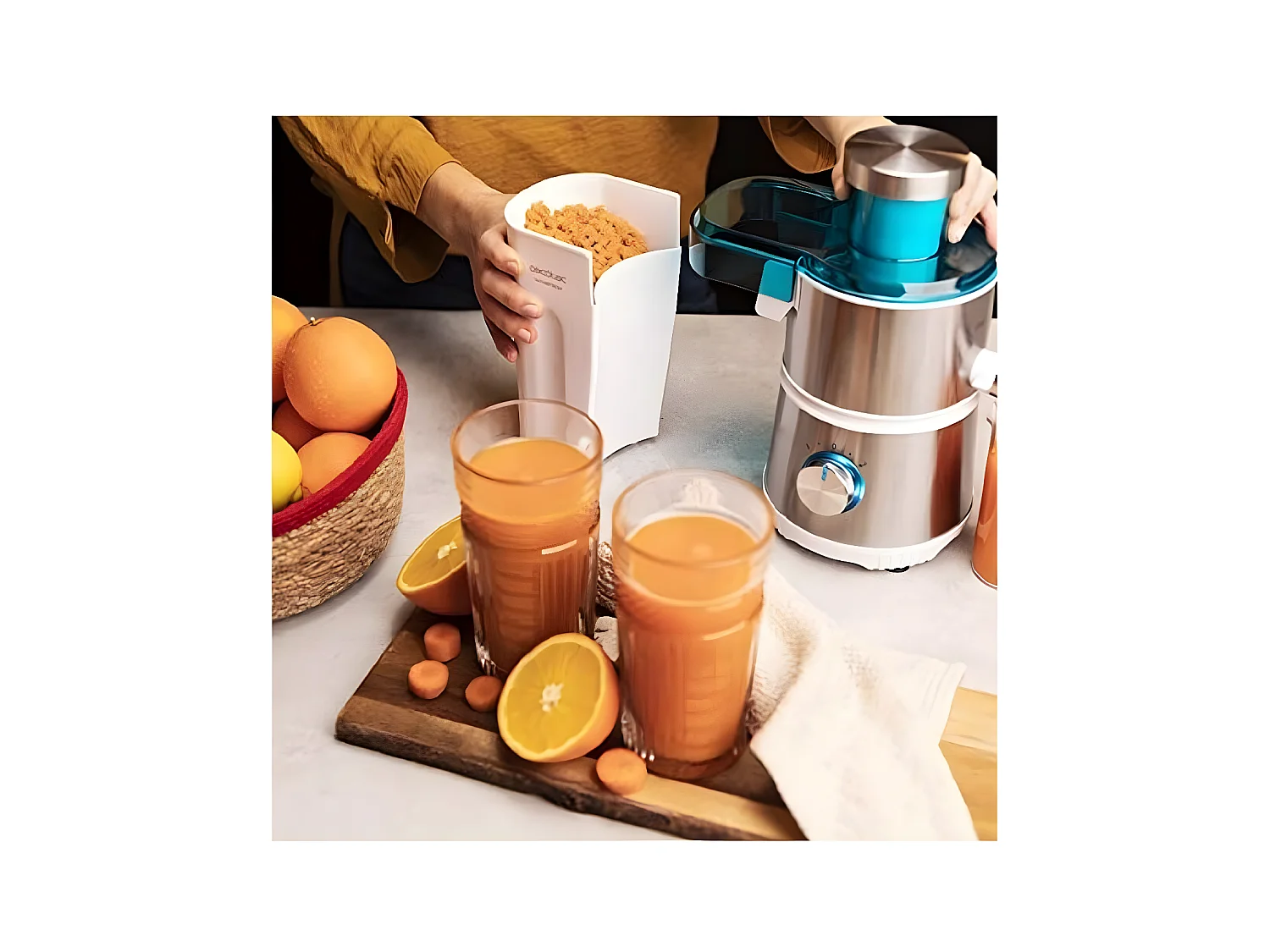 Estrattori orbitali Juice&Fresh 400 Titan White Cecotec