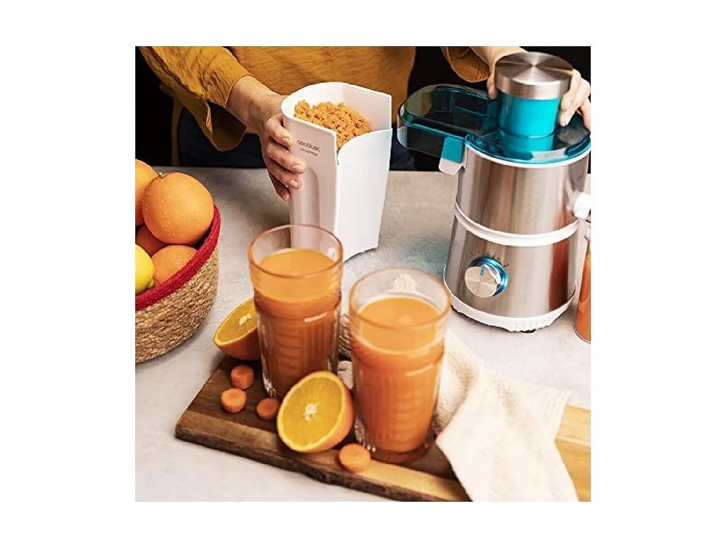 Estrattori orbitali Juice&Fresh 400 Titan White Cecotec