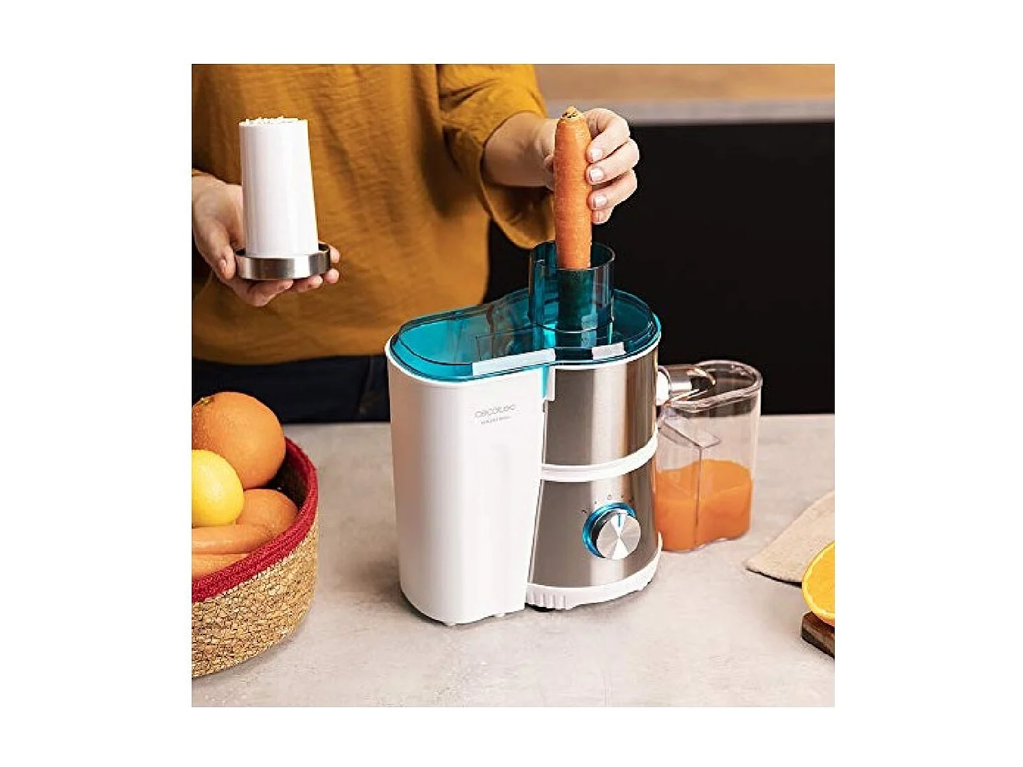 Estrattori orbitali Juice&Fresh 400 Titan White Cecotec