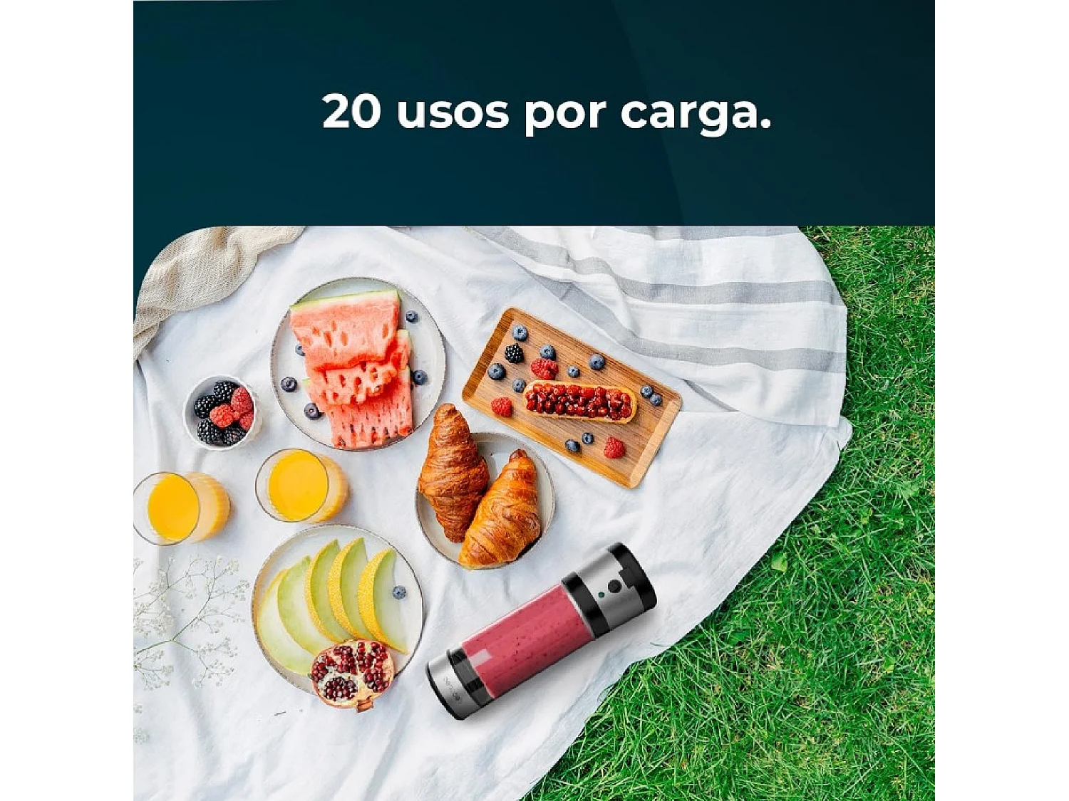 Cecotec Mixeur-blender portatif Mixeur-blender WanderlustMix USB