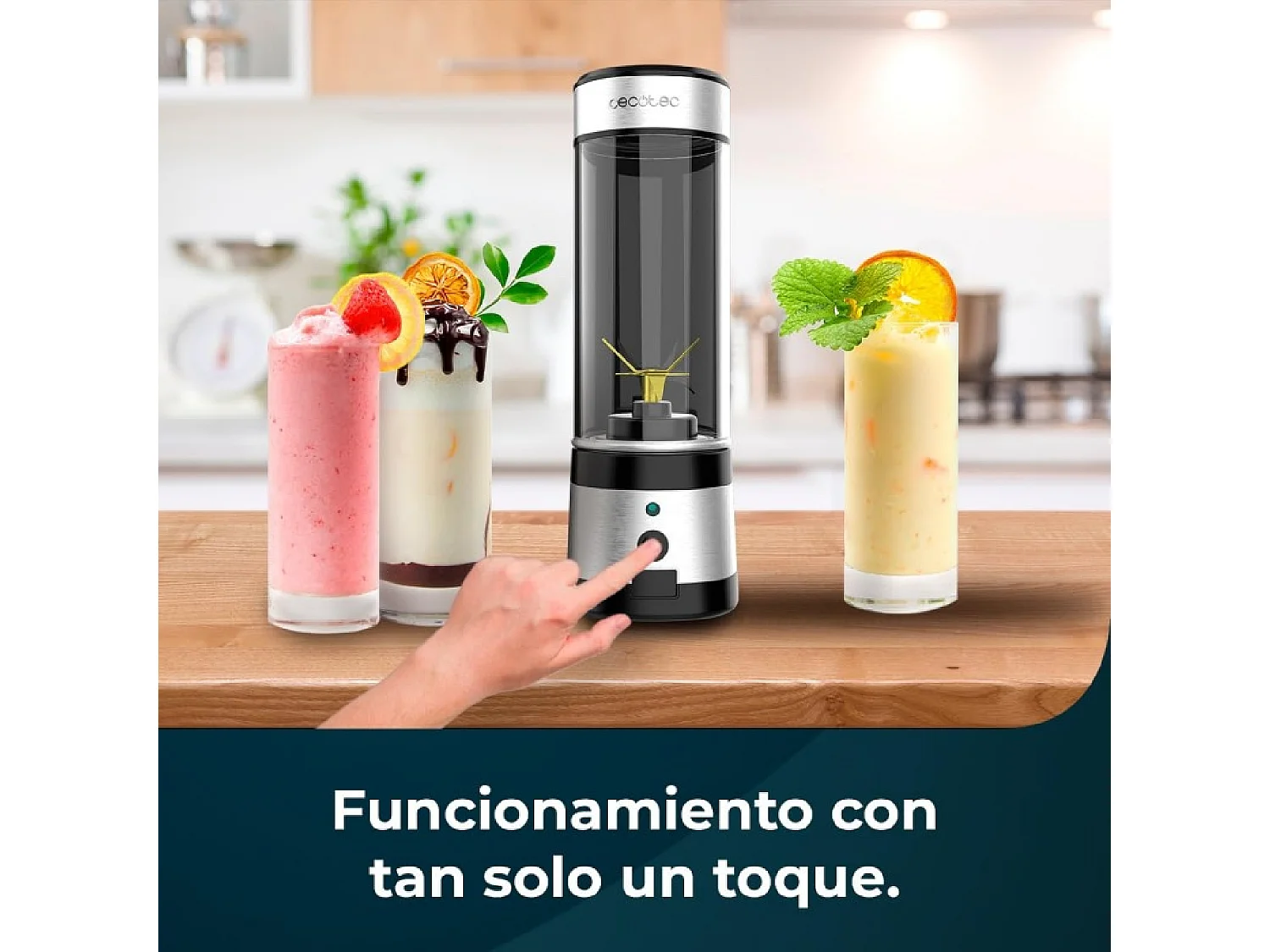 Cecotec Mixeur-blender portatif Mixeur-blender WanderlustMix USB