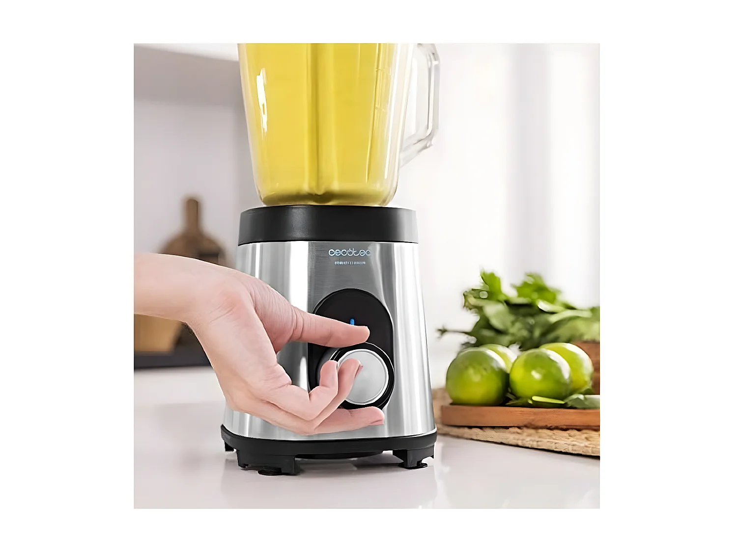 Frullatore a caraffa Power Black Titanium 1000 Inox Cecotec