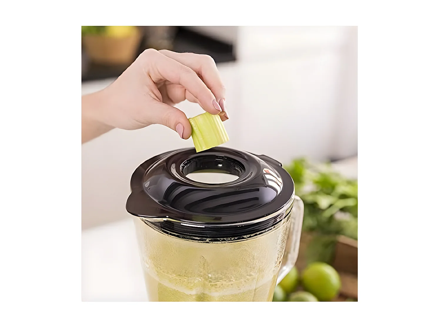 Frullatore a caraffa Power Black Titanium 1000 Inox Cecotec