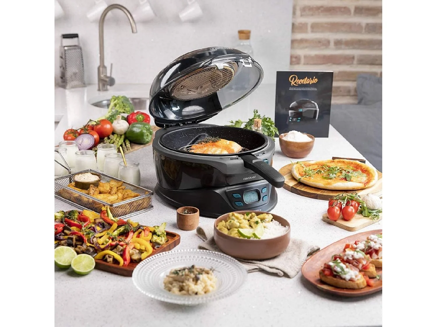 Friggitrice senza olio TurboCecoFry 4D Healthy Cecotec