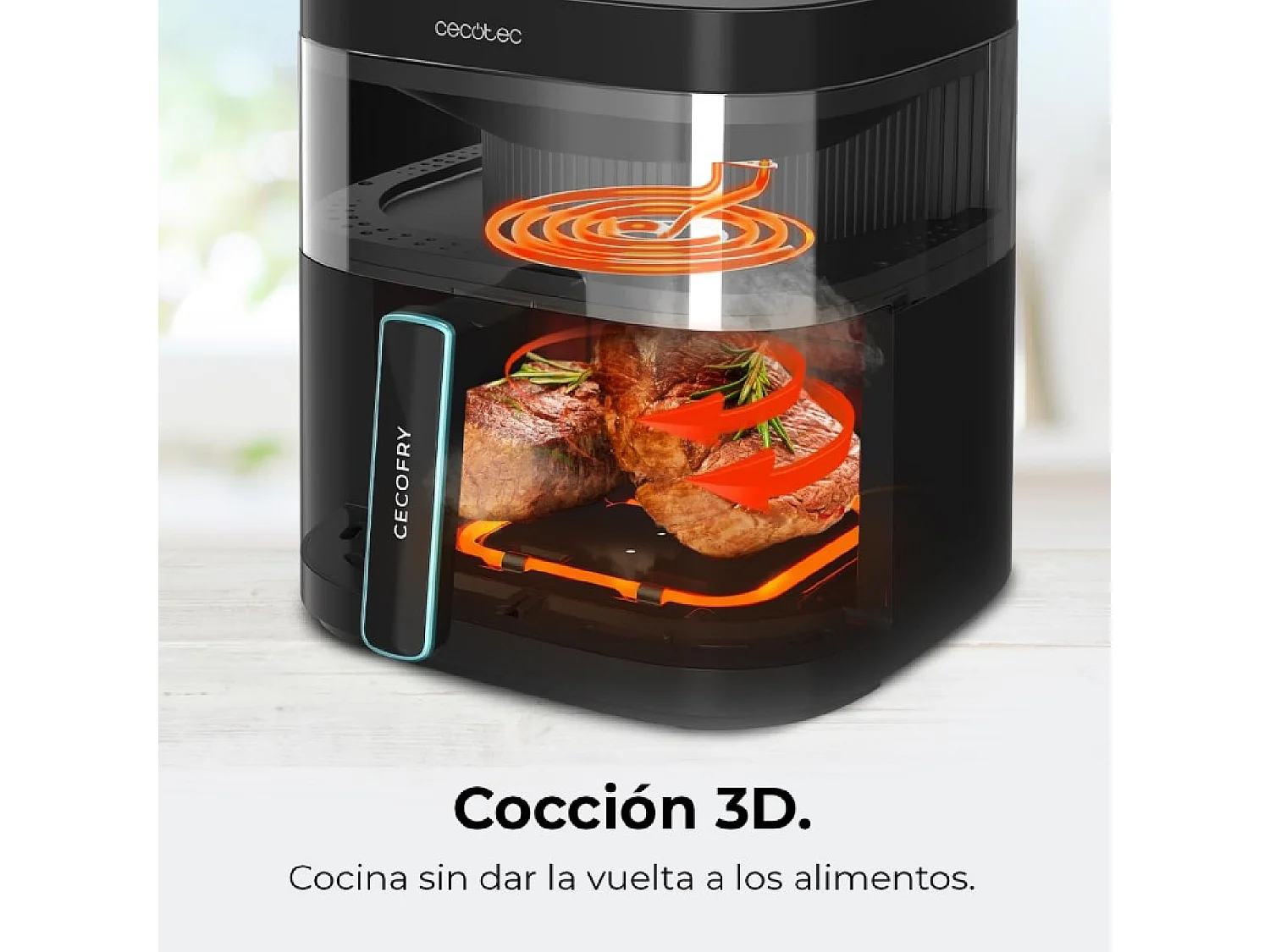 Fritadeiras sem óleo Cecofry DuoHeat 6000 Cecotec