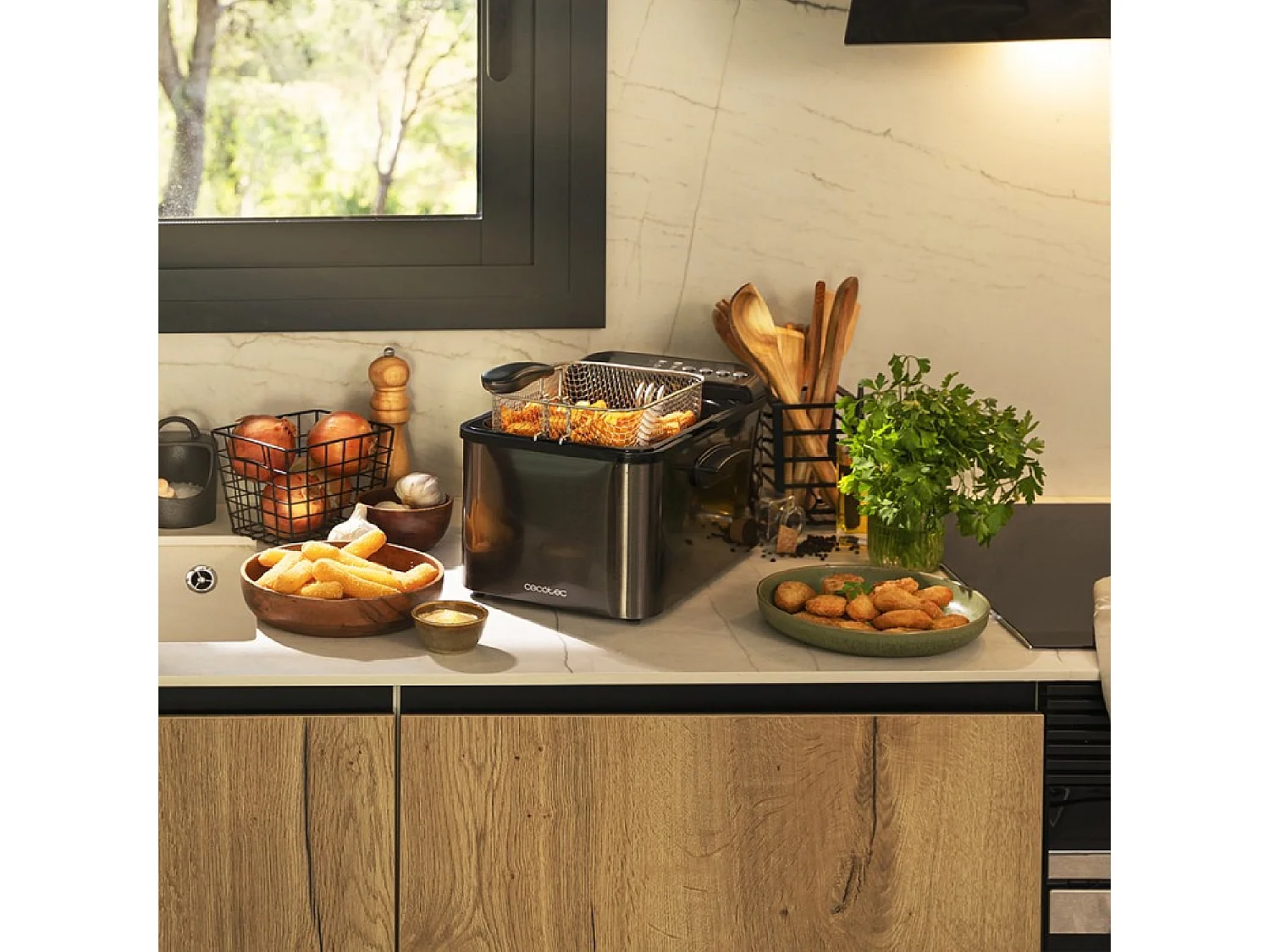 Friggitrice d’olio CleanFry Luxury 4000 Dark Cecotec