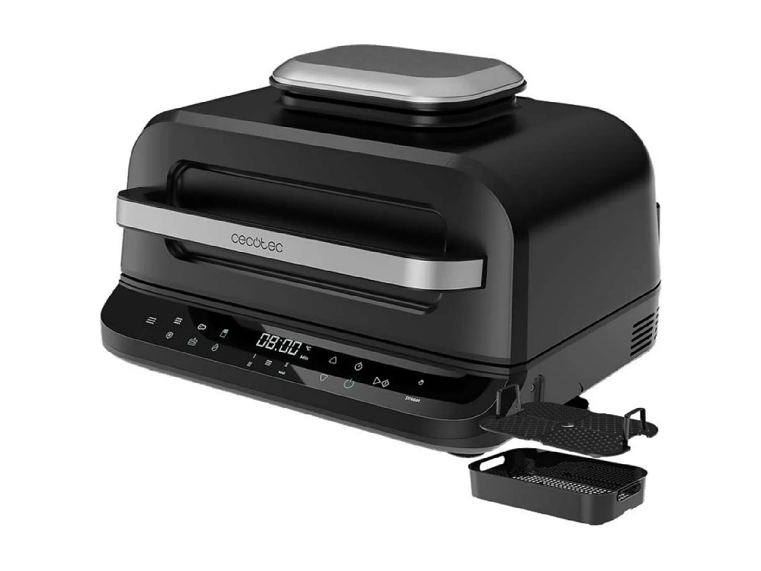 Freidora de aire Cecotec Cecofry FireDome 6000 6L 6 modos de cocinado negro