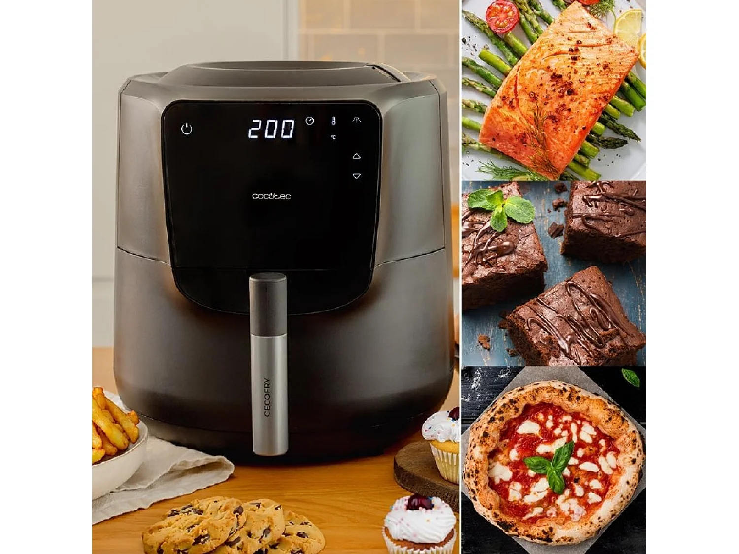 Friteuse sans huile Cecofry Rain Cecotec