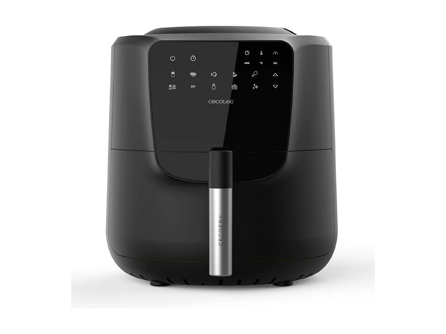 Freidora de aire Cecotec Cecofry Rain 5,5L 1550W 7 niveles de cocción negro