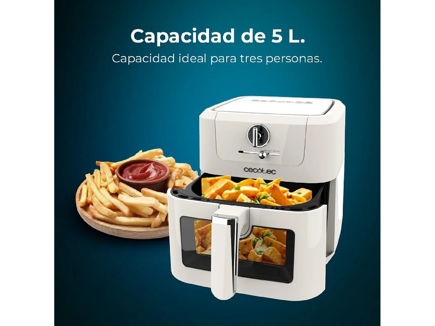 Friteuse sans huile Cecofry Antique 5000 Window Cecotec