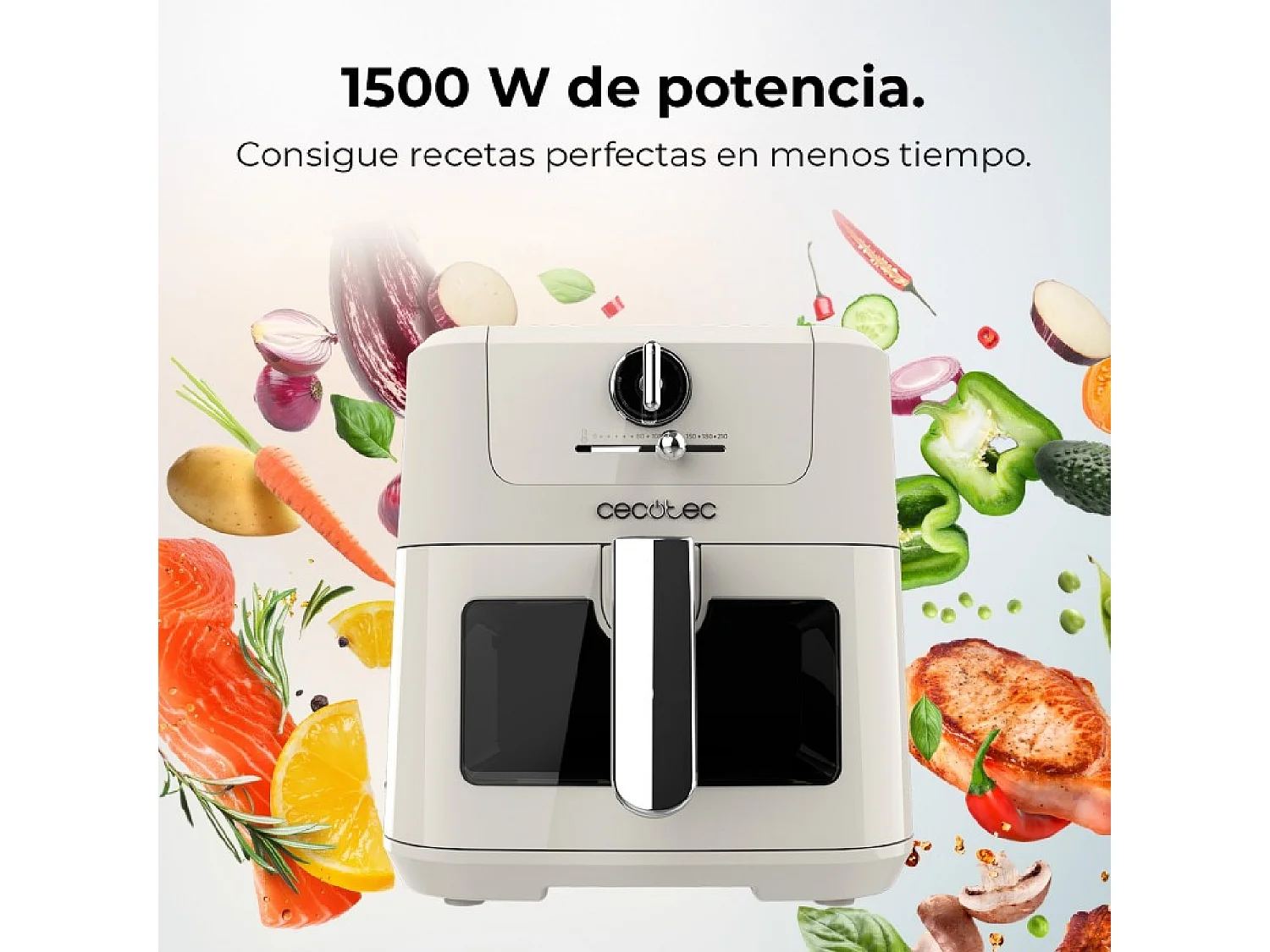 Friggitrice ad aria Cecofry Antique 5000 Window Cecotec