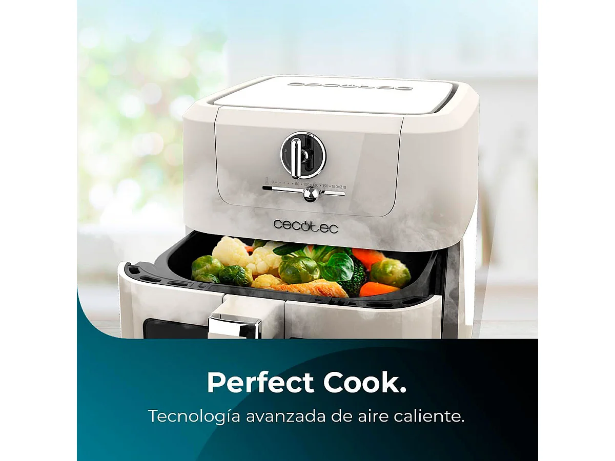 Friggitrice ad aria Cecofry Antique 5000 Window Cecotec