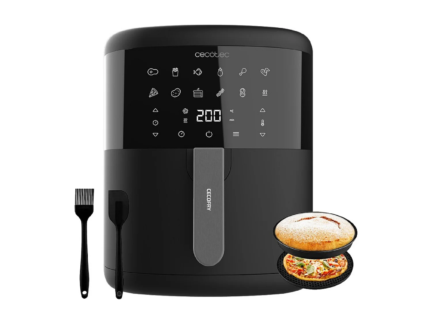 Cecotec Cecofry Bombastik 6000 Full Singolo Friggitrice ad Aria Calda 6 L Indipendente 1700 W Nero
