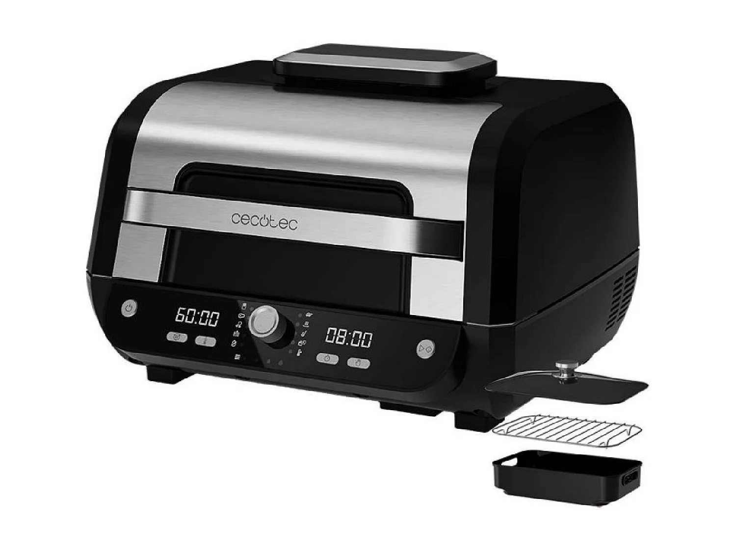 Freidora de aire Cecotec Cecofry FireDome 8000 Pro 8L 9 modos de cocinado negro