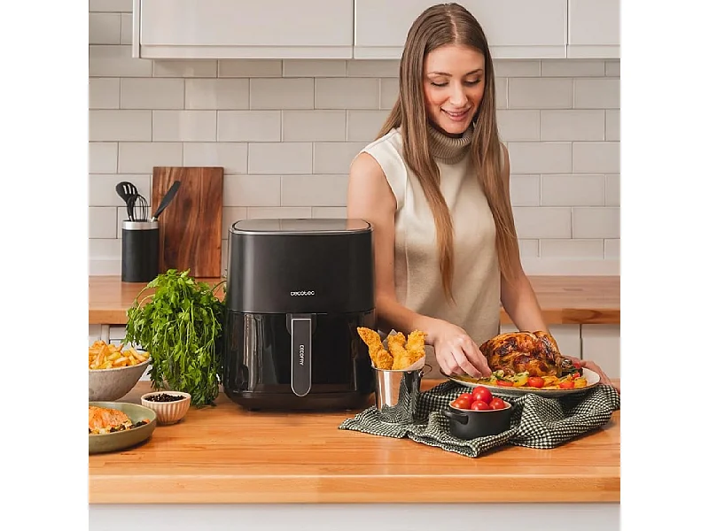 Cecotec Friteuse à Air sans Huile de 5,5 L Cecofry Fantastik 5500. 1500W.